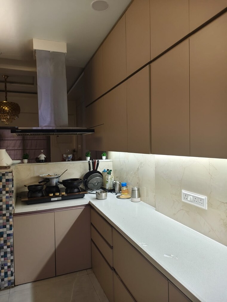 Kitchen, purple-five-gardens 3 Bedroom 2115 Sq.Ft. Villa In Rahatani Pune 8879078