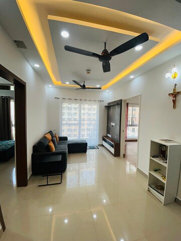 Living Room in 2 BHK Apartment at Brigade El Dorado, Bagaluru – for Rent