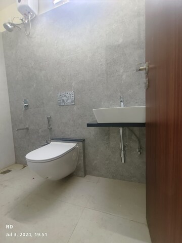 Bathroom in 1 BHK Apartment at Omkar Signet, Malad East – for Rent