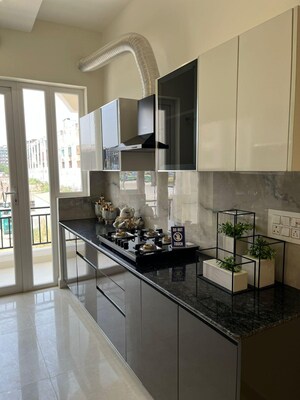 Kitchen in 3 BHK Apartment at Dhakoli – for Sale