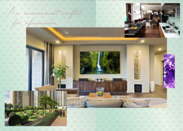Living Room in 3.5 BHK Apartment at ATS Tourmaline, Sector 109 – for Sale
