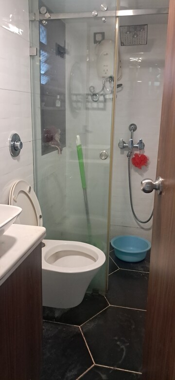 Bathroom in 2 BHK Apartment at Liberty Garden, Malad West – for Rent