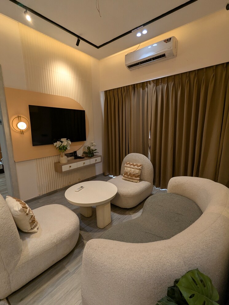 Living Room, origin-rock-highland 3 Bedroom 950 Sq.Ft. Apartment In Kandivali West Mumbai 8879739