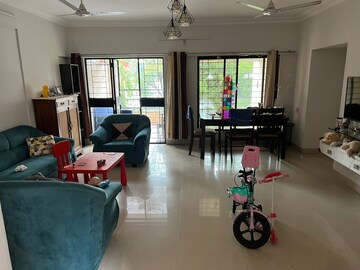 Living Room in 3 BHK Apartment at Kumar Sophronia, Kalyani Nagar – for Rent