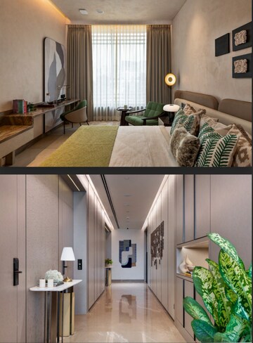 Master Bedroom in 3 BHK Apartment at Bhoomi Celestia, Malad West – for Sale