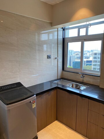 Kitchen in 1 BHK Builder Floor at Juhu – for Rent
