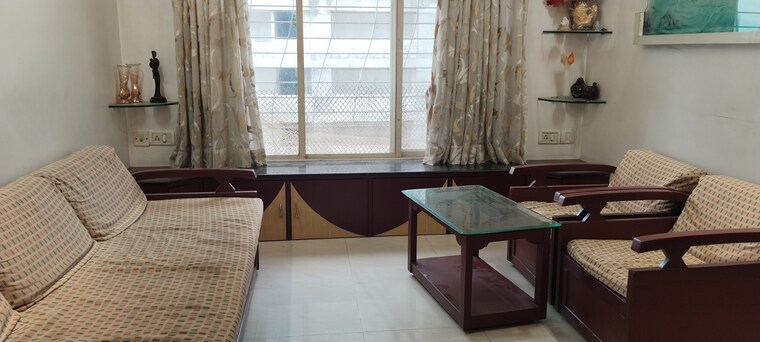 Living Room, nirmal-lifestyle-residency-chs-ltd 2 Bedroom 850 Sq.Ft. Apartment In Mulund West Mumbai 8880060