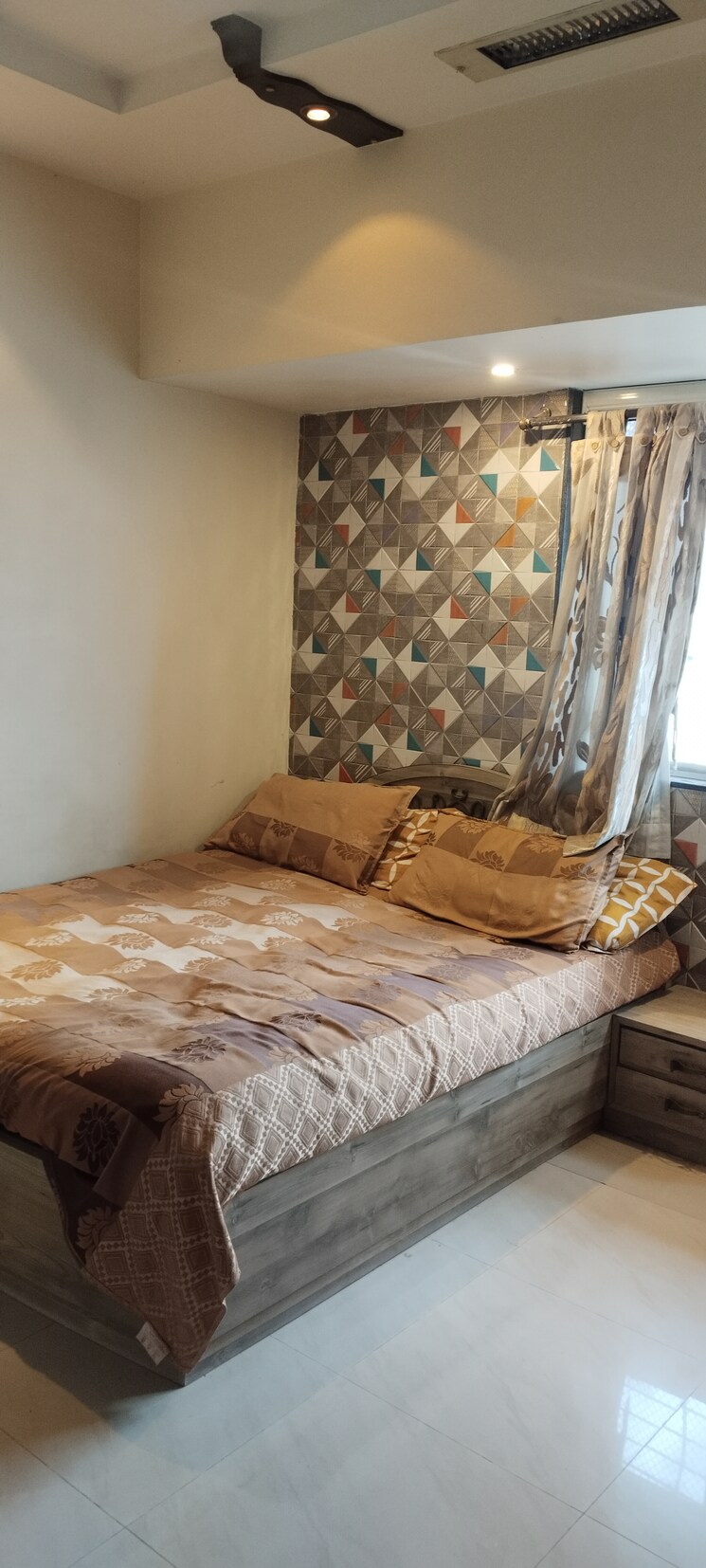Master Bedroom, nirmal-lifestyle-residency-chs-ltd 2 Bedroom 850 Sq.Ft. Apartment In Mulund West Mumbai 8880060