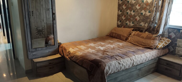Master Bedroom, nirmal-lifestyle-residency-chs-ltd 2 Bedroom 850 Sq.Ft. Apartment In Mulund West Mumbai 8880060