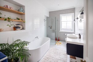 Bathroom in 4 BHK Apartment at Godrej Vrikshya, Sector 103 – for Sale