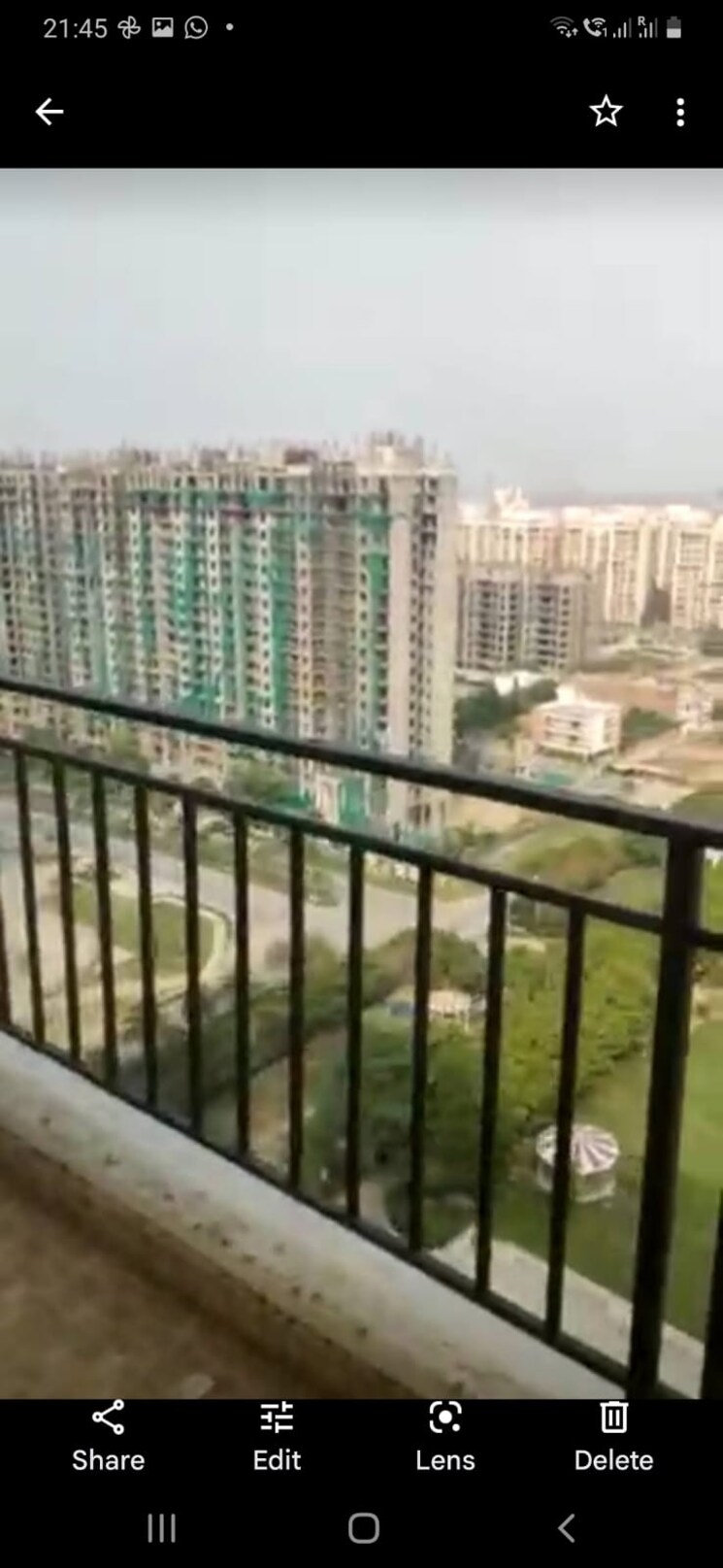 Balcony, omaxe-r2 3 Bedroom 1575 Sq.Ft. Apartment In Gomti Nagar Lucknow 8880233