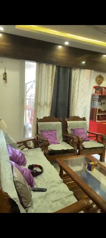 Living Room in 3 BHK Apartment at Rishita Manhattan, Gomti Nagar – for Rent