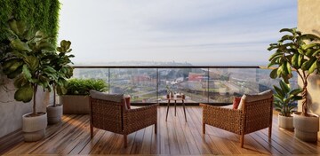 Balcony in 2 BHK Apartment at Vian Mrida, Kollur – for Sale