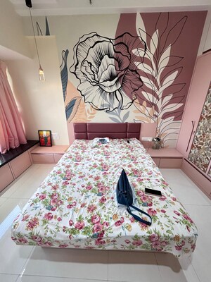 Bedroom in 4 BHK Apartment at Globe Paradise, Dombivli East – for Sale