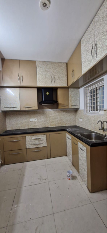 Kitchen in 3 BHK Builder Floor at Kondapur – for Rent