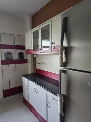 Kitchen in 2 BHK Apartment at Sahayog Complex, Manpada – for Rent