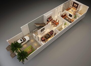 Furnished Amenities in 3 BHK Villa at Kisan Path – for Sale