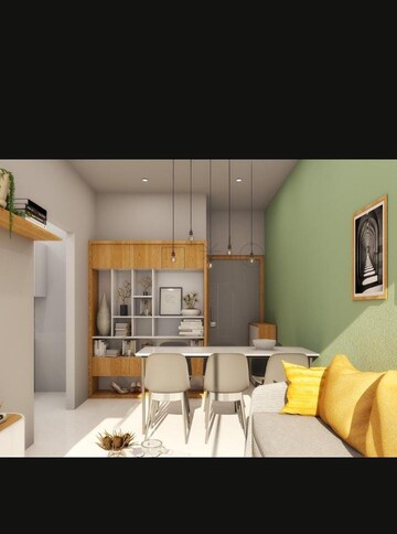 Living Room in 1 BHK Apartment at Marathon Nexworld, Dombivli East – for Sale