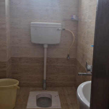 Bathroom in 3 BHK Builder Floor at Kondapur – for Rent