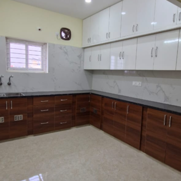 Kitchen in 3 BHK Builder Floor at Miyapur – for Rent