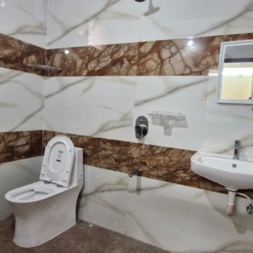 Bathroom in 3 BHK Builder Floor at Miyapur – for Rent
