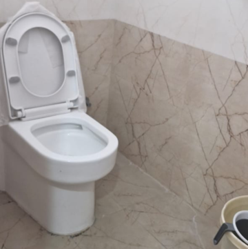 Bathroom in 3 BHK Builder Floor at Kondapur – for Rent