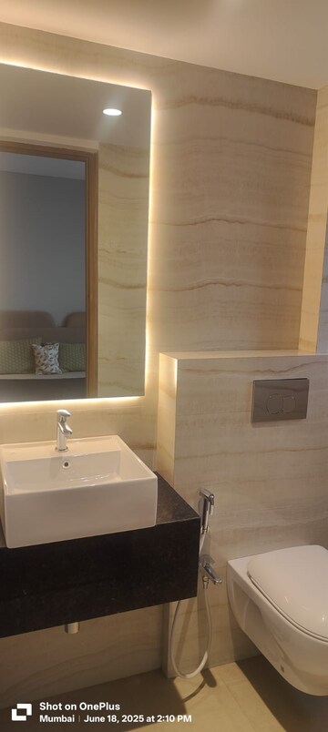 Bathroom in 2 BHK Builder Floor at Siddha Sky, Wadala – for Sale
