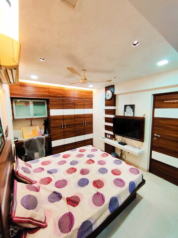 Bedroom in 2 BHK Apartment at The Wadhwa Palm Beach Residency, Nerul Sector 4 – for Rent
