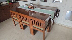 Bedroom in 3.5 BHK Apartment at Akshar Shreeji Heights, Seawoods – for Rent