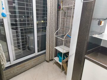 Balcony in 2 BHK Apartment at The Wadhwa Palm Beach Residency, Nerul Sector 4 – for Rent