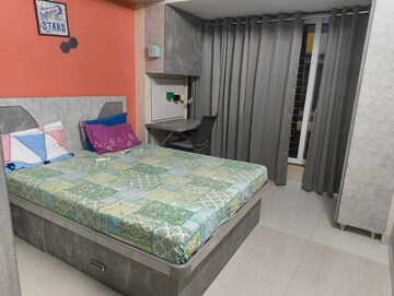 Bedroom in 2 BHK Apartment at The Wadhwa Palm Beach Residency, Nerul Sector 4 – for Rent