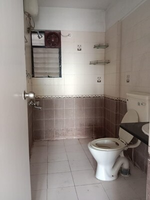 Bathroom in 3 BHK Apartment at Bramha Avenue, Kondhwa – for Rent