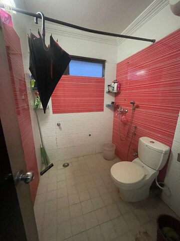 Bathroom in 2 BHK Apartment at Akshar Shreeji Heights, Seawoods – for Rent