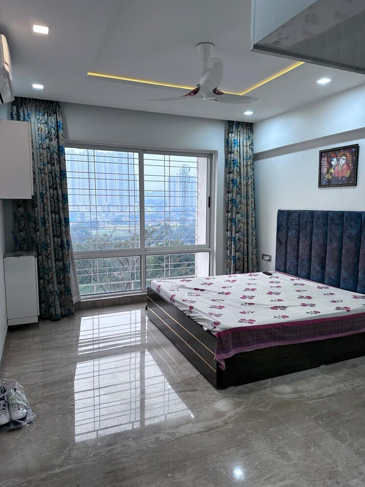 Bedroom, marvel-isola 3 Bedroom 1900 Sq.Ft. Apartment In Mohammadwadi Pune 8880474