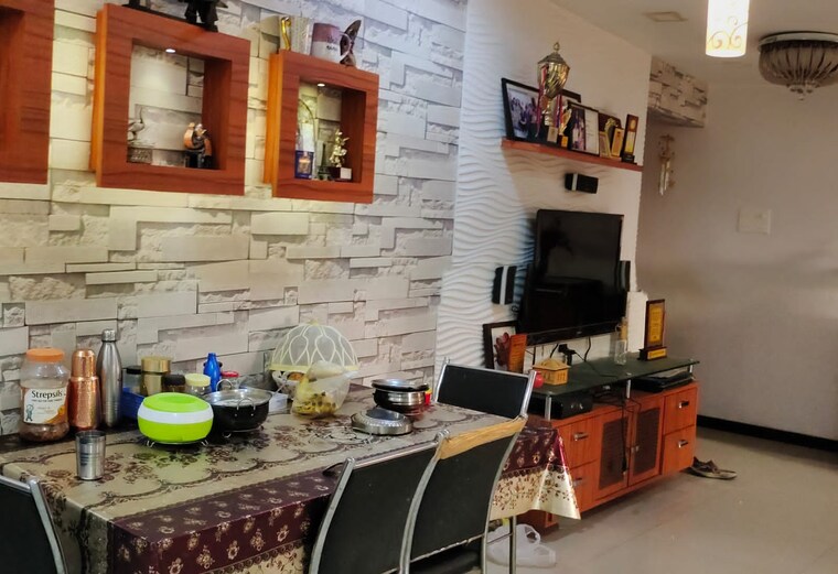 Living Room, kopar khairane 3 Bedroom 1500 Sq.Ft. Apartment In Kopar Khairane Navi Mumbai 8880479