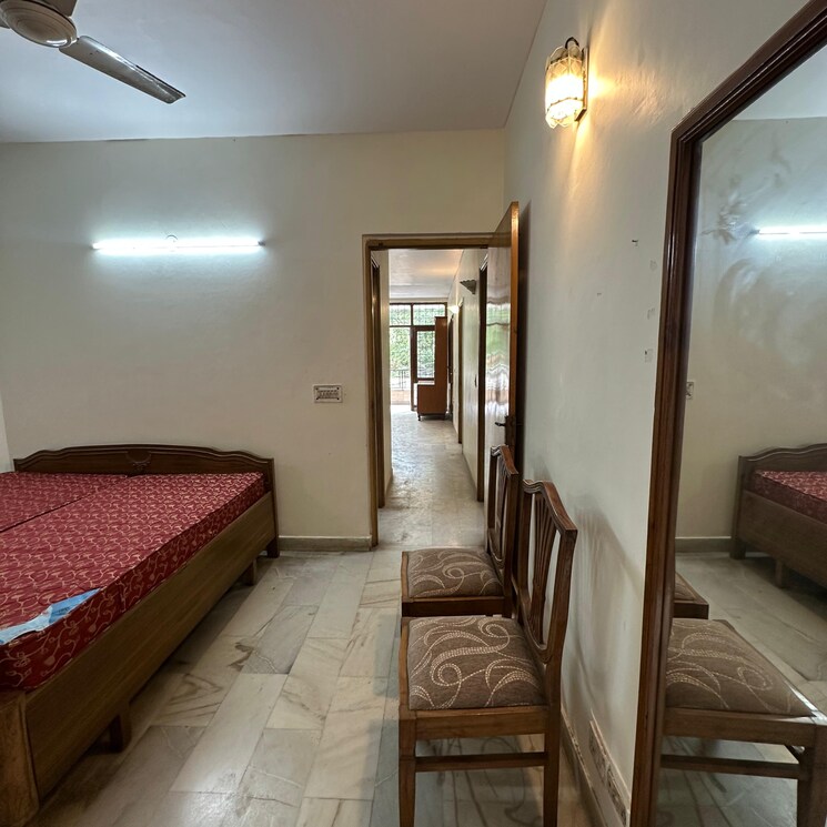 Bedroom, chittaranjan park 2 Bedroom 1400 Sq.Ft. Builder Floor In Chittaranjan Park Delhi 8860304