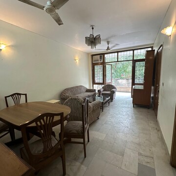 Living Room in 2 BHK Builder Floor at Chittaranjan Park – for Rent