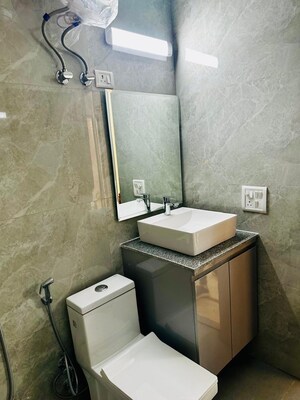 Bathroom in 3 BHK Builder Floor at Boutique Residential Apartment, Greater Kailash I – for Sale