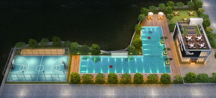 Swimming Pool, mahaavir-labdhi 2 Bedroom 592 Sq.Ft. Builder Floor In Uran Navi Mumbai 8880511