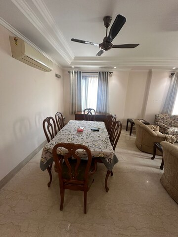 Living Room in 3 BHK Builder Floor at Pamposh Enclave – for Rent