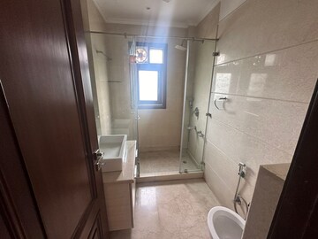 Bathroom in 3 BHK Builder Floor at Pamposh Enclave – for Rent