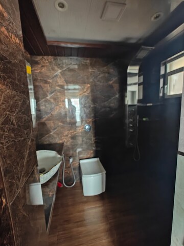 Bathroom in 3 BHK Apartment at Sea Home, Nerul – for Rent