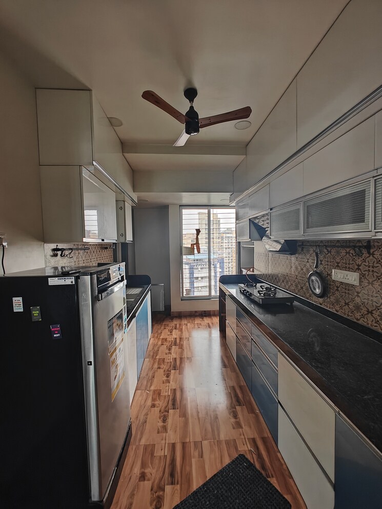 Kitchen, sea-home 3 Bedroom 1850 Sq.Ft. Apartment In Nerul Navi Mumbai 8880590