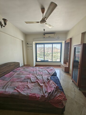 Bedroom in 2 BHK Apartment at Harbour Court, Nerul Sector 19a – for Rent