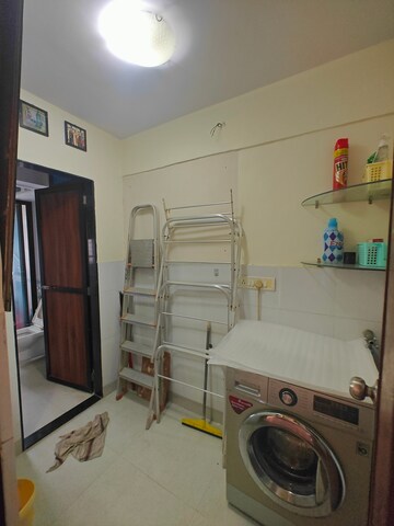 Bathroom in 2 BHK Apartment at Harbour Court, Nerul Sector 19a – for Rent