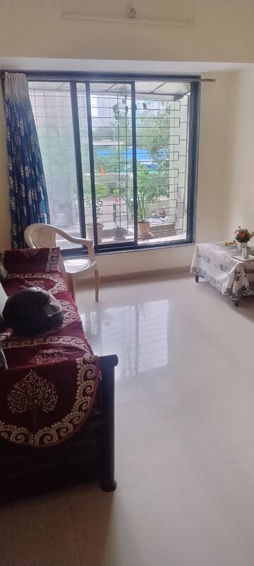 Living Room in 1 BHK Apartment at RNA NG Regency Phase I, Balkum Pada – for Sale