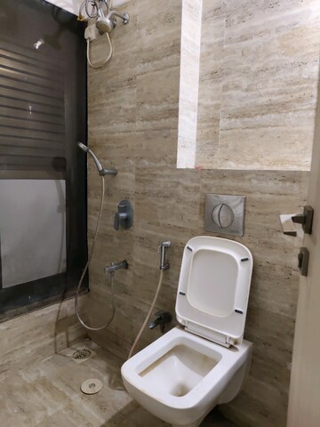Bathroom in 1 BHK Apartment at Kanakia Spaces Sevens, Andheri East – for Rent