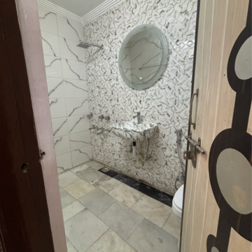 Bathroom in 3 BHK Builder Floor at Malviya Nagar – for Rent