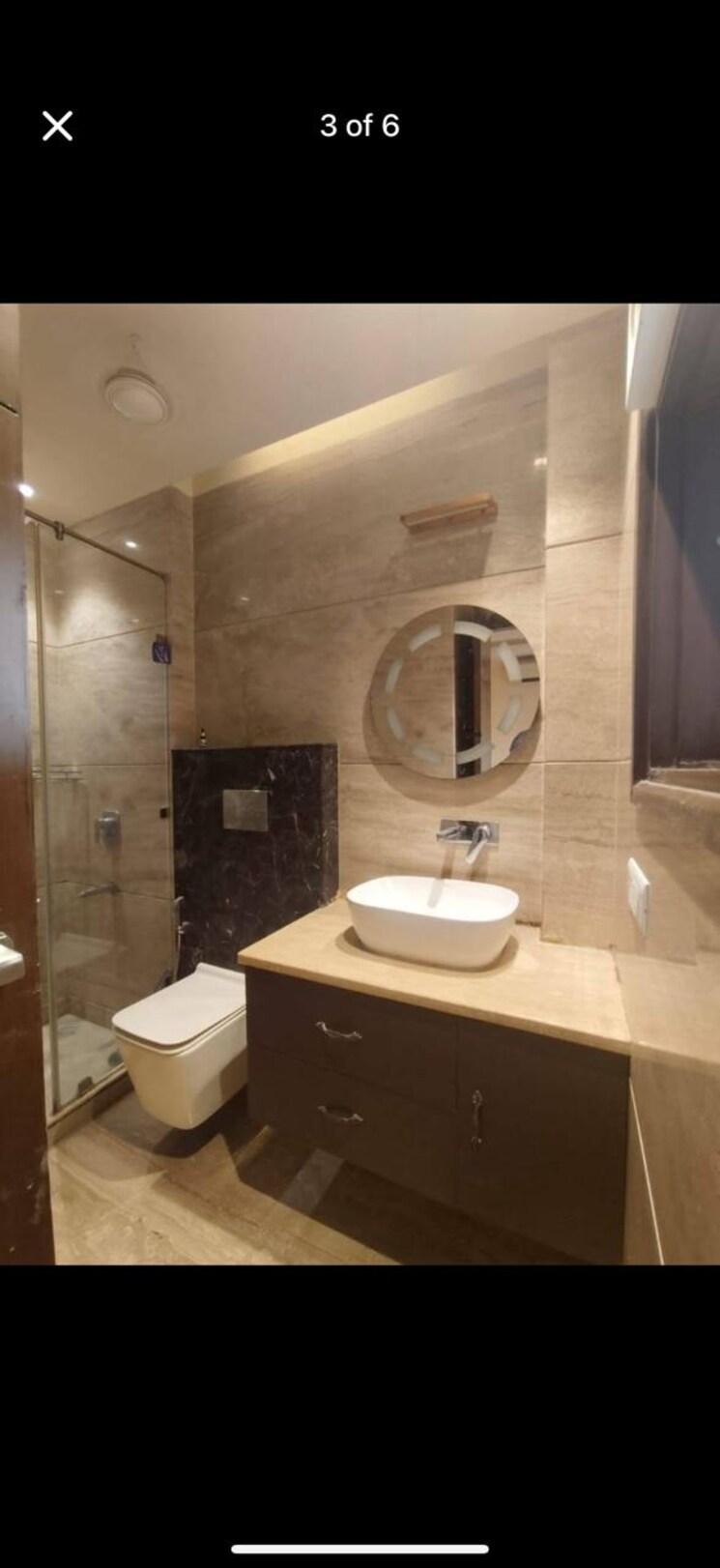 Bathroom, greater kailash i 3 Bedroom 1850 Sq.Ft. Builder Floor In Greater Kailash I Delhi 8880672
