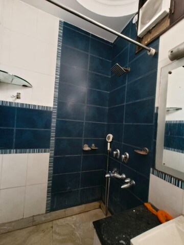 Bathroom in 3 BHK Builder Floor at Kalkaji – for Rent